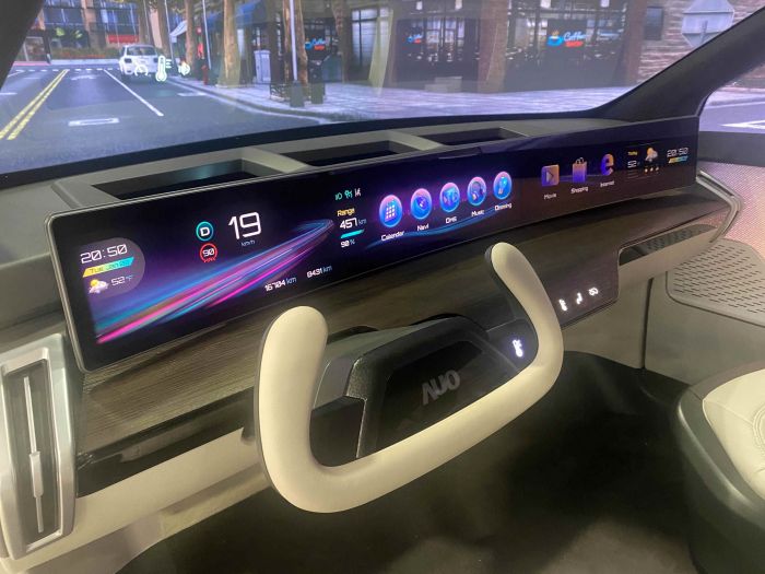 AI+汽車火爆盤點(diǎn)CES2024上形態(tài)各異的車載顯示屏(圖6)